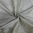 Sunflowers Velvet Flocked Taffeta Fabric Dress 150cm Beige