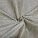 Sunflowers Velvet Flocked Taffeta Fabric Dress 150cm Beige