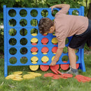 Hasbro Giant Connect 4 Outdoor Garden Game Jumbo 42-Piece Set
