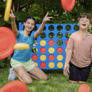 Hasbro Giant Connect 4 Outdoor Garden Game Jumbo 42-Piece Set