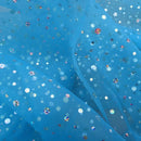 Hologram Sequin Organza Fabric – 100% Polyester Sheer Sparkle Fabric – 60” Wide – Sold by the Metre