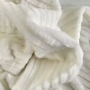 Fun Fur Kurzflor Kunstpelz Stoff 150cm - Weiß