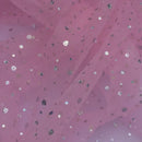 Hologram Sequin Organza Fabric – 100% Polyester Sheer Sparkle Fabric – 60” Wide – Sold by the Metre