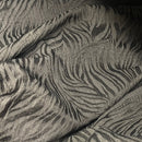 Safari Streak Upholstery Curtain Brocade Fabric 140cm, Brown - Bull Ring Fabrics
