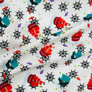 Sailing Ships Nautical Print Polycotton Fabric 45" - Bull Ring Fabrics