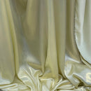 Shimmer Foil Satin Fabric Drape Flow Dress Decor Craft Material 60" Champagne Gold - Bull Ring Fabrics
