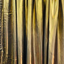 Shimmer Foil Satin Fabric Drape Flow Dress Decor Craft Material 60" Gold Shot Black - Bull Ring Fabrics