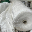 Short Pile Fun Faux Fur Fabric Crafts Toys Furry Material 150cm - White - Bull Ring Fabrics