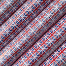 Small Union Jack Flags Cotton Poplin Rose & Hubble Fabric 45” - Bull Ring Fabrics