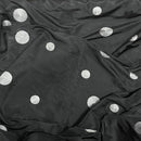 Spotted Taffeta Fabric Embroidered Circles Dress Craft Curtain 60" - Bull Ring Fabrics