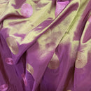 Spotted Taffeta Fabric Embroidered Circles Dress Craft Curtain 60" - Bull Ring Fabrics
