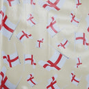 St George's Flags Oilcloth PVC Union Jack Tablecloth 54" Wide - Bull Ring Fabrics