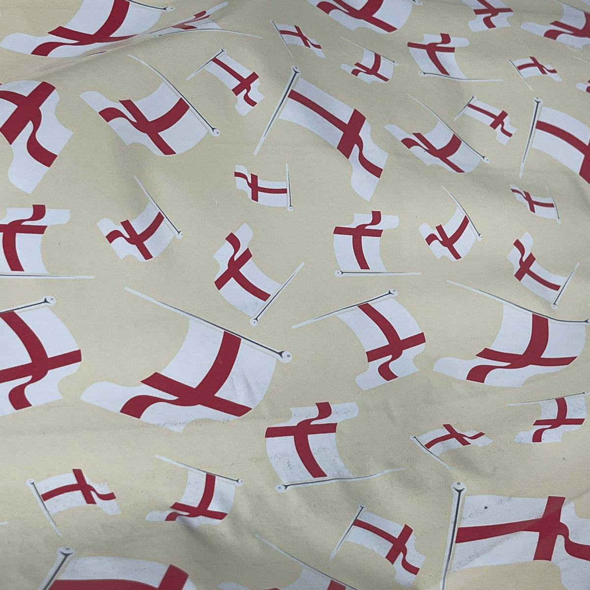 St George's Flags Oilcloth PVC Union Jack Tablecloth 54" Wide - Bull Ring Fabrics