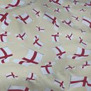 St George's Flags Oilcloth PVC Union Jack Tablecloth 54" Wide - Bull Ring Fabrics