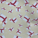St George's Flags Oilcloth PVC Union Jack Tablecloth 54" Wide - Bull Ring Fabrics