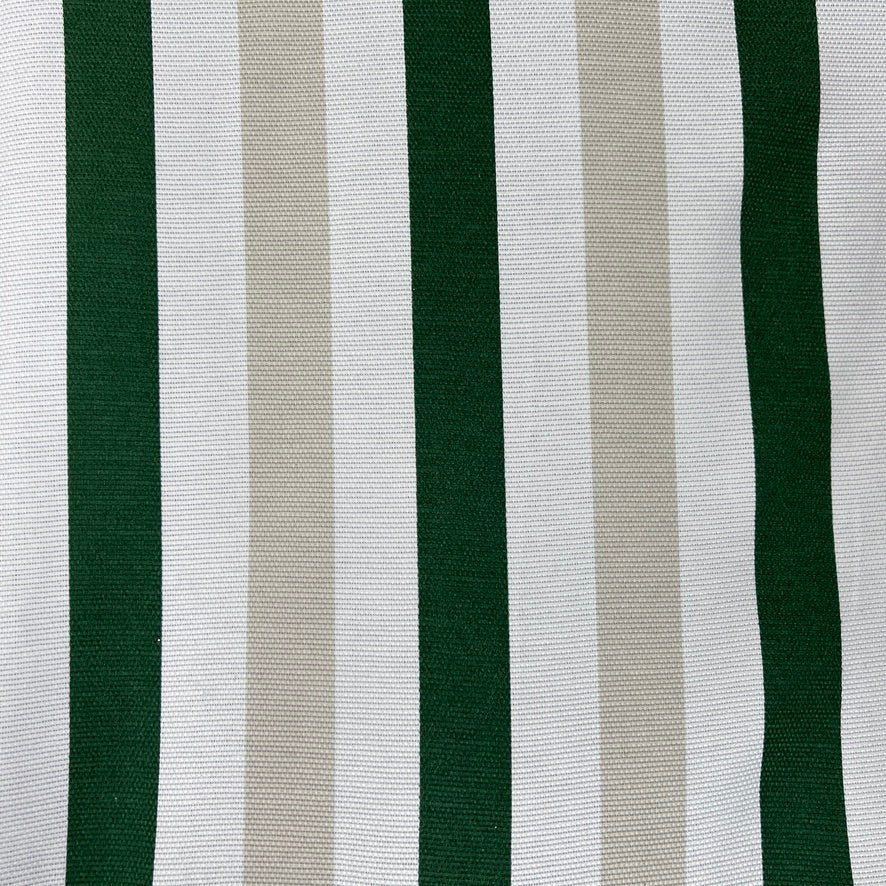 Striped Upholstery Curtain Brocade Fabric 140cm, Bottle Green - Bull Ring Fabrics