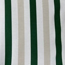 Striped Upholstery Curtain Brocade Fabric 140cm, Bottle Green - Bull Ring Fabrics