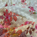 Summer Cotton Broderie Anglaise Fabric Sequin Cotton Chicken Dress, Yellow - Bull Ring Fabrics