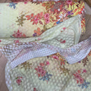 Summer Cotton Broderie Anglaise Fabric Sequin Cotton Chicken Dress, Yellow - Bull Ring Fabrics