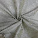 Sunflowers Velvet Flocked Taffeta Fabric Dress 150cm Beige - Bull Ring Fabrics