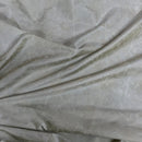 Sunflowers Velvet Flocked Taffeta Fabric Dress 150cm Beige - Bull Ring Fabrics