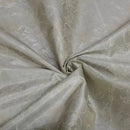Sunflowers Velvet Flocked Taffeta Fabric Dress 150cm Beige - Bull Ring Fabrics