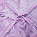 Sunflowers Velvet Flocked Taffeta Fabric Dress 150cm Pink - Bull Ring Fabrics