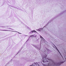 Sunflowers Velvet Flocked Taffeta Fabric Dress 150cm Pink - Bull Ring Fabrics