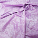 Sunflowers Velvet Flocked Taffeta Fabric Dress 150cm Pink - Bull Ring Fabrics
