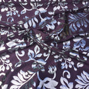 Symphony Foil Floral Taffeta Fabric Curtain Dress 60" - Bull Ring Fabrics