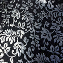 Symphony Foil Floral Taffeta Fabric Curtain Dress 60" - Bull Ring Fabrics