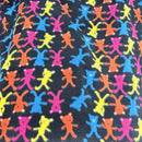Teddy Bears Printed Polar Fleece Fabric 60”, Black - Bull Ring Fabrics