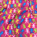 Teddy Bears Printed Polar Fleece Fabric 60”, Cerise Pink - Bull Ring Fabrics