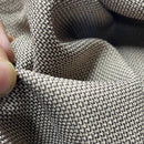 Tiny Check Polyviscose Tartan Fabric 140cm, Brown - Bull Ring Fabrics
