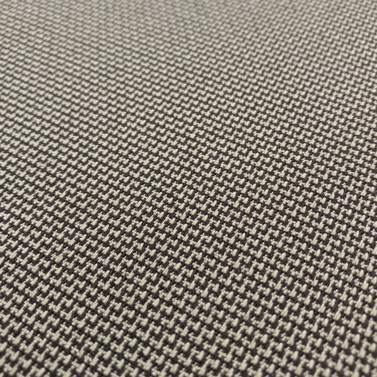 Tiny Check Polyviscose Tartan Fabric 140cm, Brown - Bull Ring Fabrics