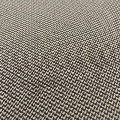 Tiny Check Polyviscose Tartan Fabric 140cm, Brown - Bull Ring Fabrics