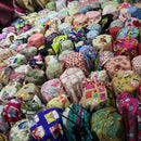 Tiny Leopard Spots Print Rose & Hubble Cotton Poplin Fabric 45, Grey - Bull Ring Fabrics