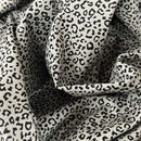 Tiny Leopard Spots Print Rose & Hubble Cotton Poplin Fabric 45, Grey - Bull Ring Fabrics