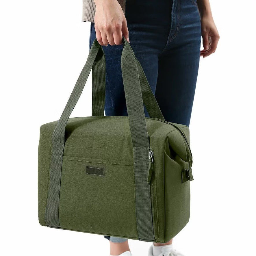 Titan 25 Can Insulated Cooler Bag with 2 Ice Walls Deep Freeze Carry-All Hiking - Bull Ring Fabrics