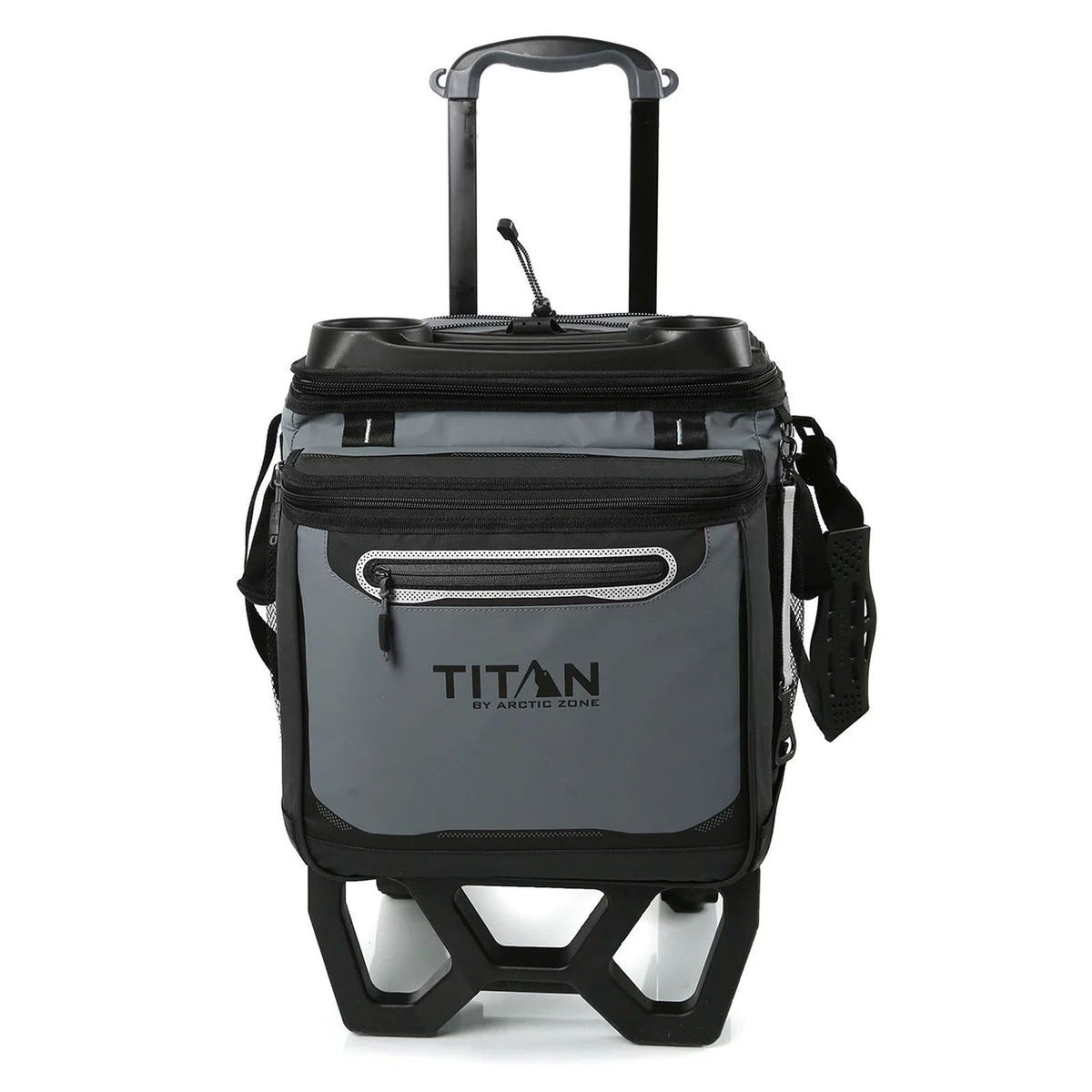 Titan 60 Can Rolling Cooler with All Terrain Cart 22.5 Litre 3 Day Ice Cool Bag - Bull Ring Fabrics
