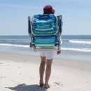 Tommy Bahama 5-Position Backpack Beach Chair Insulated Pouch Pillow 136kg NEW - Bull Ring Fabrics