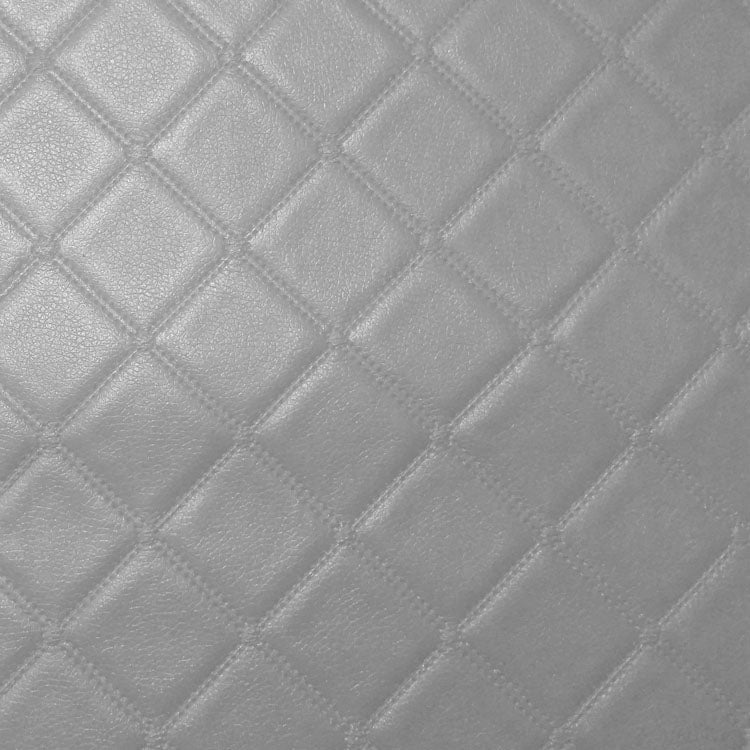 Trellis Quilted Vinyl Faux Leather Upholstery Fabric 140cm - Bull Ring Fabrics