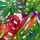 Tropical Cotton Fabric Palm Leaves Curtain Upholstery Jungle Palm Leaf 54” Per 1/2M - Bull Ring Fabrics