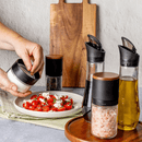Trudeau 6 Piece Seasoning Station Set Acacia Wood Olive Oil Steak Gozney Pitboss - Bull Ring Fabrics
