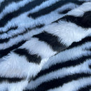 Zebra Velboa Animal Valboa Faux Fur Craft Fabric - Bull Ring Fabrics