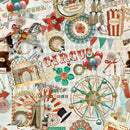 Digital Print Cotton Rich Fabric Curtain Craft Upholstery 140cm