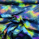 100% Cotton Tie Dye Batik Fabric, Nebula - Bull Ring Fabrics