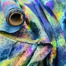 100% Cotton Tie Dye Batik Fabric, Nebula - Bull Ring Fabrics