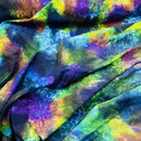 100% Cotton Tie Dye Batik Fabric, Nebula - Bull Ring Fabrics