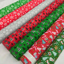 Christmas PolyCotton Fabric Bunting Dress XMAS Patchwork 45"